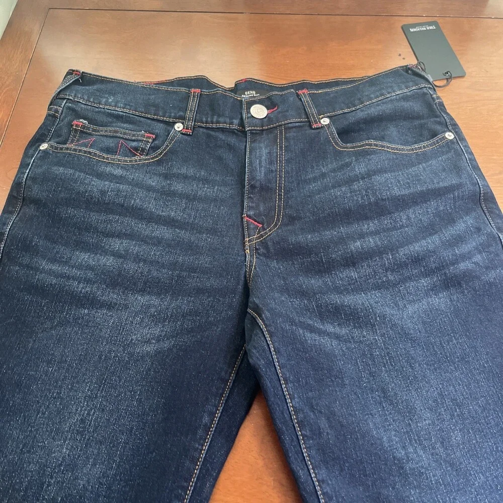 True Religion Geno Relaxed SN Slim Dark Wash 33 33x32